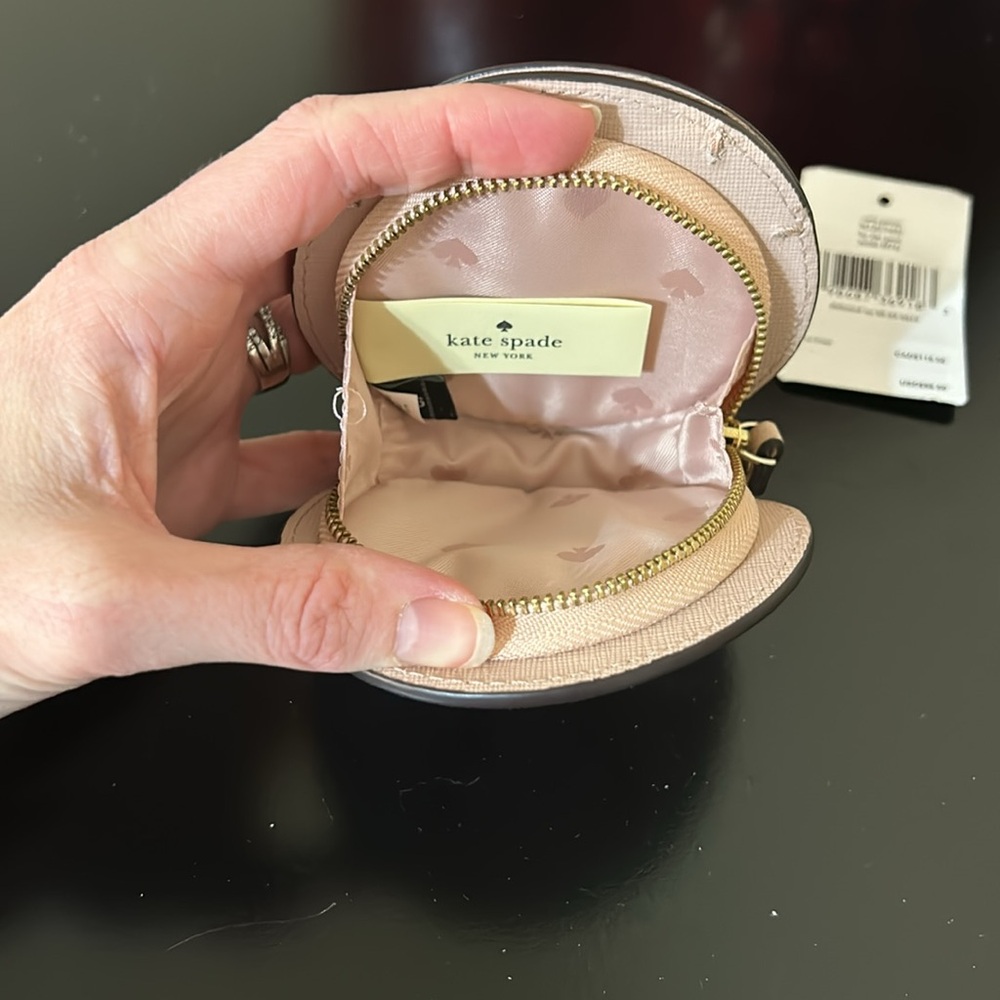 Kate Spade NWT By the Pool Flamingo Polly Coin Purse - Picture 8 of 9
